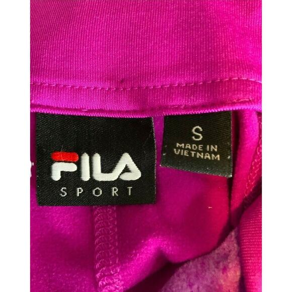 FILA Sport Women's Athletic 1/4 Front Zipper Long Sleeves Activewear Top Size S - Picture 4 of 5